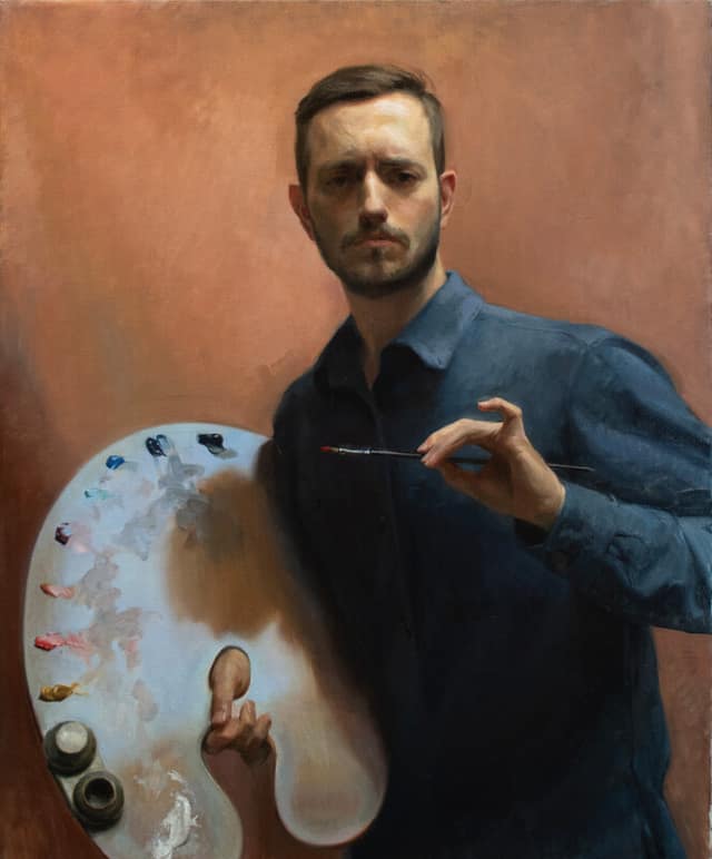 Self Portrait with the Promise of a Blue Sky by Daniel Zalla